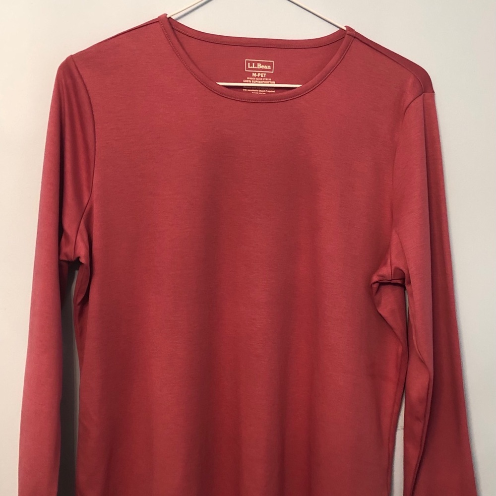 New LL Bean Long Sleeve Shirt - Petite Medium